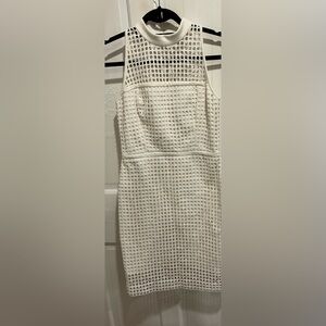 Elegant Ralph Lauren White Sleeveless Dress.